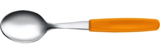 Victorinox Swiss Classic Kaffeelöffel, Teelöffel, Swiss Made, Ergonomischer Griff, Spülmaschinengeeignet, Orange, 14 x 3.1 x 0.8 cm
