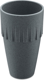 Koziol Becher Latte Connect, Kaffeebecher, Tasse, Kaffeetasse, Thermoplastischer Kunststoff, Organic Deep Grey, 400 ml, 4081673