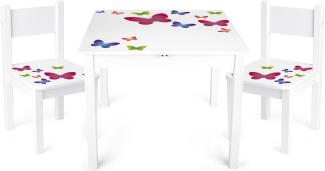 Leomark 'Schmetterlinge' Kindersitzgruppe weiß