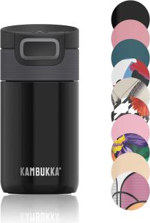 Kambukka etna Pitch Black 300 ml schwarzer Edelstahl-Thermobecher