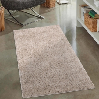 Carpet City Hochflor-Teppich City Shaggy, rechteckig, Höhe: 30 mm, Auch als Läufer, Langflor, Uni, Shaggy, flauschig-weich