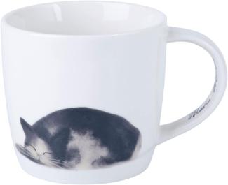 Maxwell & Williams DX1220 Becher 400 ml FELINE FRIENDS Afternoon Snooze, Porzellan, in Geschenkbox