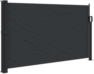 vidaXL Seitenmarkise Ausziehbar Schwarz 117x300 cm 4004279