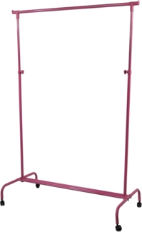 Home Vida Verstellbarer Kleiderständer für Einzelkleiderständer, Rosa