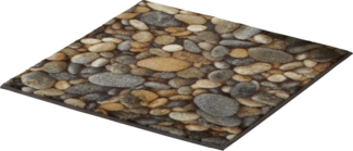 Erwin Müller Badematte WC-Vorlage "Steine", Höhe 8 mm, eckig, gemustert