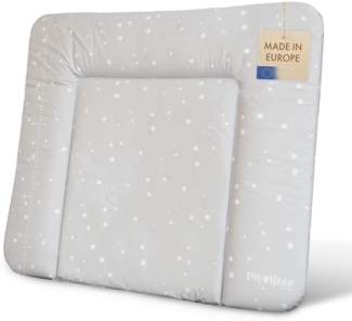 Pic Bear 'Honey' weiche Wickelauflage, 85x72 cm, Punkte hellgrau