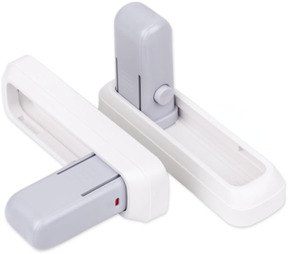 Your Day Mate Türdrückerschloss für Kinder und Haustiere, 2 Pack zum Kleben, wieder-verwendbar, 100% sicher da mit 3-Druck-Knopf-System