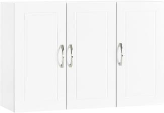 SoBuy Hängeschrank FRG231-L Badschrank mit 2 Türen Küchenschrank Medizinschrank Wandschrank