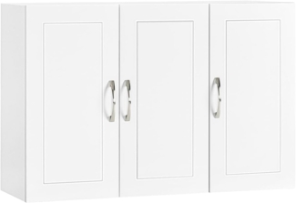 SoBuy Hängeschrank FRG231-L Badschrank mit 2 Türen Küchenschrank Medizinschrank Wandschrank