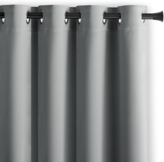 AmeliaHome Gardine Gardine Ösen Vorhang Ösenvorhang Einfarbig Verdunkelnd Eyelet (1 St), Ösen, verdunkelnd, Verdunkelungstextilien