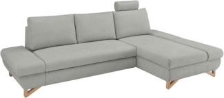 Ecksofa Skalm in grau 284 cm