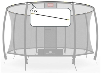 BERG Ersatzteil Sicherheitsnetz Deluxe - FiBERGlasstäbe 430 (14ft) 51. 30. 72. 07
