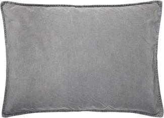 Kissenhülle Kissenbezug Samt Velour Smoke Grau 70x50cm Ib Laursen 6229 58