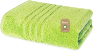 Lavea Handtücher Bali Handtuch 50x100 cm, Weiches Bio-Baumwollfrottee (1-St), pflegeleicht, GOTS-zertifiziert, extra saugstark mit 500g/m²