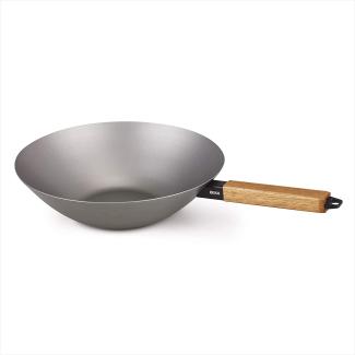 Beka Wok Nomad 50 x 31 x 9 cm silberfarben/ braun