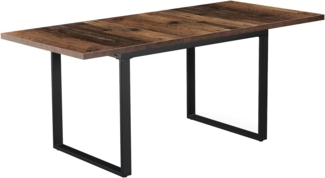 B&D home Esstisch Ausziehtisch ANNA, Kufengestell, ausziehbar, 120-160cm, 4-6 Personen