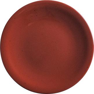 Essteller 26,5 cm Homestyle Siena Red Kahla Speiseteller - Mikrowelle geeignet, Spülmaschinenfest