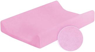 Frottee / Protector für 70x50cm Wickelauflage mit erhöhtem Rand - Rosa