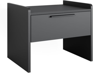 Esszimmerbank Roman Schwarz 53.5 x 41.1 cm mit 1 Schublade Vicco