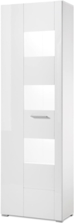 Vitrine Crucero in weiß Hochglanz 58 x 192 cm