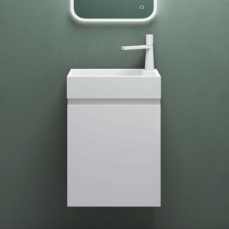 Mai & Mai Badmöbel-Set Gäste Wc Waschbeckenunterschrank Waschtisch mit Unterschrank P02