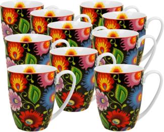 DUO ETNO Klassischer Becher 350 ml ETNIC New Bone China Porzellan