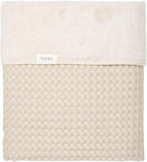 Koeka Oslo Babydecke Waffel/Teddy Sand/Pebble Beige