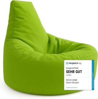 Patchhome Sitzsack, In & Outdoor, fertig befüllt, Kiwi, Ø 75 x 80cm