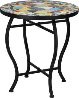 Well Home Bistrotisch mit Mosaik-Design, Ø 38x40 cm