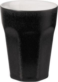 ASA Selection ti amo colore Becher Espresso, Espressobecher, Kaffeetasse, Tasse, Steingut, Black Iron, 100 ml, 5079174