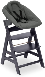 Hauck Alpha Newborn Set Plus Dark Grey Hochstuhl & Babywippe