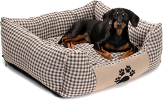 Hundebett Rocky 67cm, Stoff, kariert