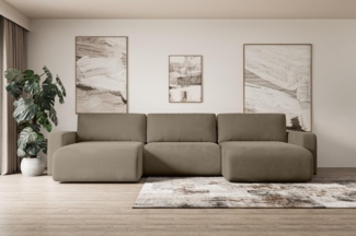 ALTDECOR Wohnlandschaft KLEEA-U, Couch mit Schlaffunktion, Wohnzimmer - Wohnlandschaft, Corner Sofa Bett Eckcouch Couch L-Form Schlafcouch Ausziehbar