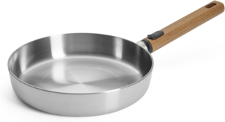 WOLL Bratpfanne Logic Steel, Edelstahl 18/10 (1-tlg), 5-Schicht-Aufbau