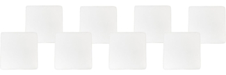 'SASSARI' Set, 8 Sitzkissen, Ohne Muster, Cremeweiß, 46 x 46 cm