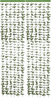 WENKO Türvorhang, Klettband (1 St), halbtransparent, Polyester, BxH: 90x190 cm