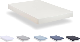 Todocama Spannbettlaken aus gebürsteter Mikrofaser, extra weich, 120 x 190/200 cm, Beige