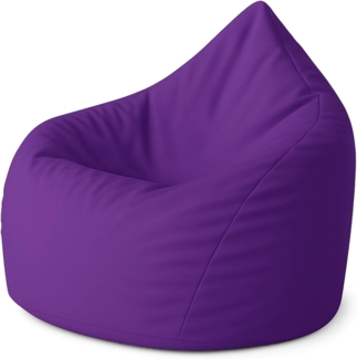 PATCH HOME Patchhome Sitzsack Tropfenform - Lila für In & Outdoor XL 300 Liter - mit Styropor Füllung in 25 versch. Farben und 3 Größen