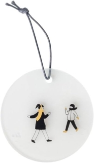 Räder Schneetag Glashänger Schneeballschlacht D. 7cm