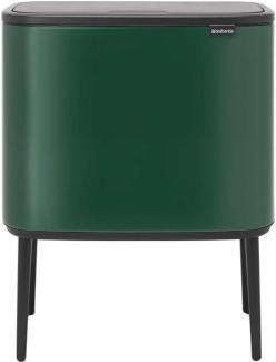 Brabantia Mülleimer Bo Touch Bin Pine Green, 3x11 L Papierkörbe & Mülleimer