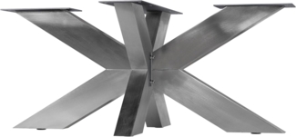 CLP Tischbeine Duncan in Sternform aus Edelstahl,edelstahl 98x58x43 cm