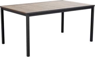 Keter Signature Porto Tisch 160 cm Eschenholz und Schwarz Stahl 447624