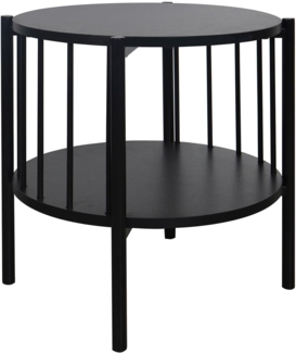 Beistelltisch Franka / 300.001750, Schwarz, 44 x 44 x 44 cm