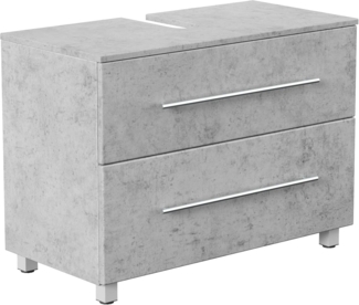 Universal Unterbau auf Standfüßen 85 cm SoftClose beton : Beton