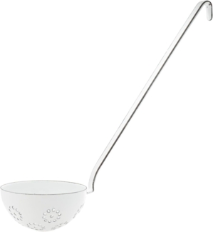 Riess Schöpflöffel Emaille Schöpfkelle Weiß 8 cm