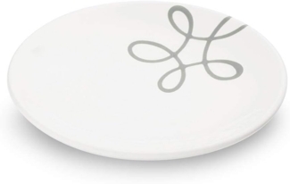 Gmundner Keramik Pur Geflammt Grau Unterteller Kaffee Cup 15 cm