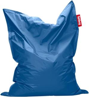 Fatboy® Original Blau Nylon-Sitzsack | Klassischer Indoor Beanbag, Sitzkissen | 180x140 cm