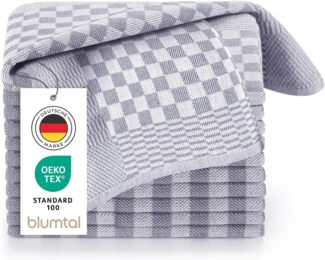 Blumtal Geschirrtuch Premium Geschirrhandtücher in 50x70 cm, (Set, 5-tlg, 5, 10 oder 20 Geschirrtücher), 100% Baumwolle, Oeko-TEX® Zertifiziert