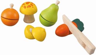 PlanToys 13553371 - Obst und Gemüse schneiden