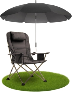 Styngard Sonnenschirm Stuhl Sonnenschirm für Liegestuhl mit UV Schutz 50+/120 cm Durchmesser